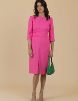 Reece – Tailored Dress – Pink
