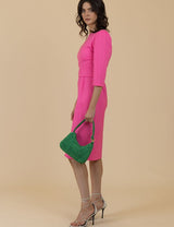 Reece – Tailored Dress – Pink